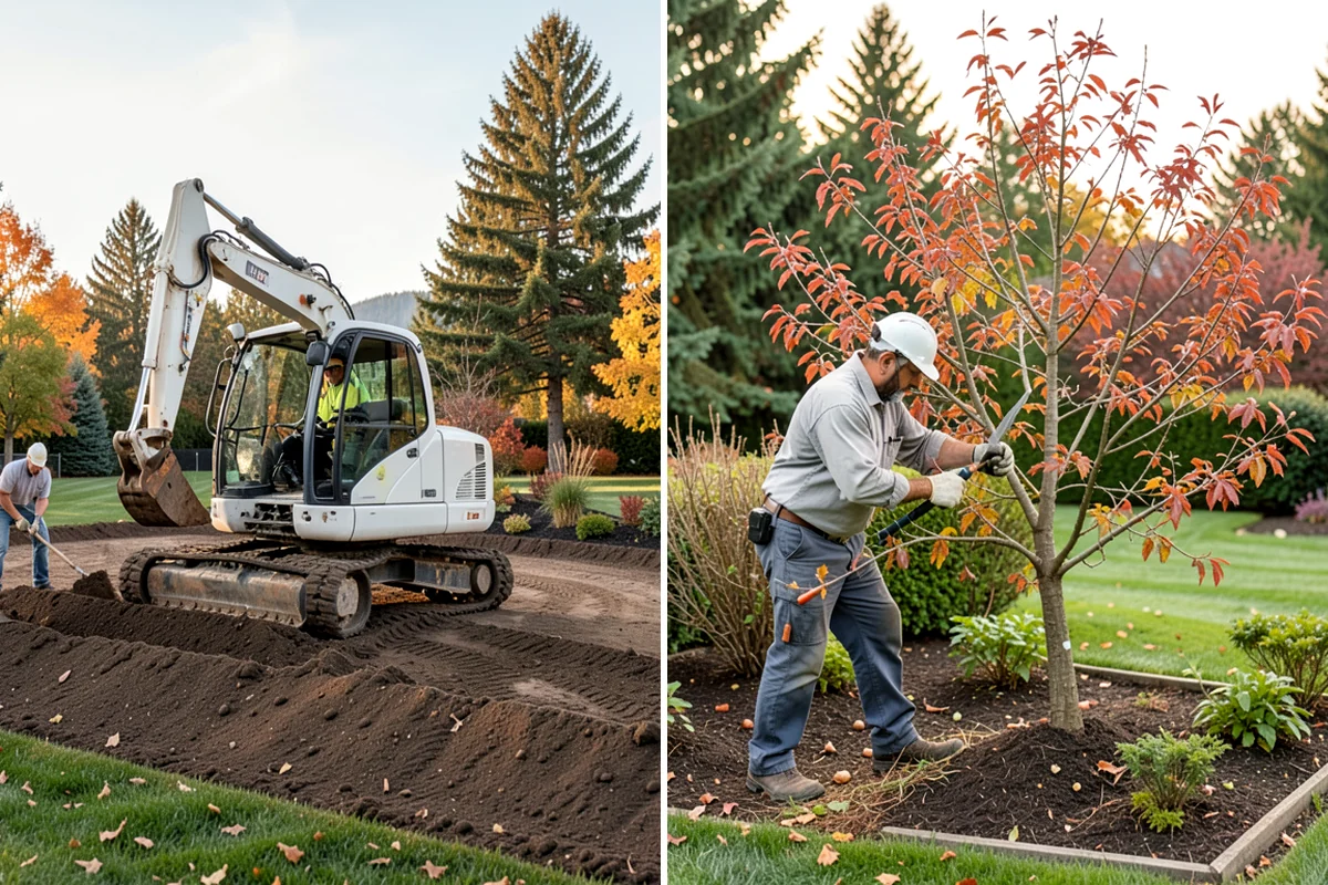 Rockery Wall Installation in Lyman, Skagit County, WA - Excavate and bench the slope to grade