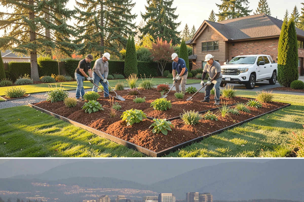 Rockery Wall Installation in Medina, King County, WA - Best installed in the drier spring-through-fall window when equipment can work the slope without disturbing saturated PNW soils.