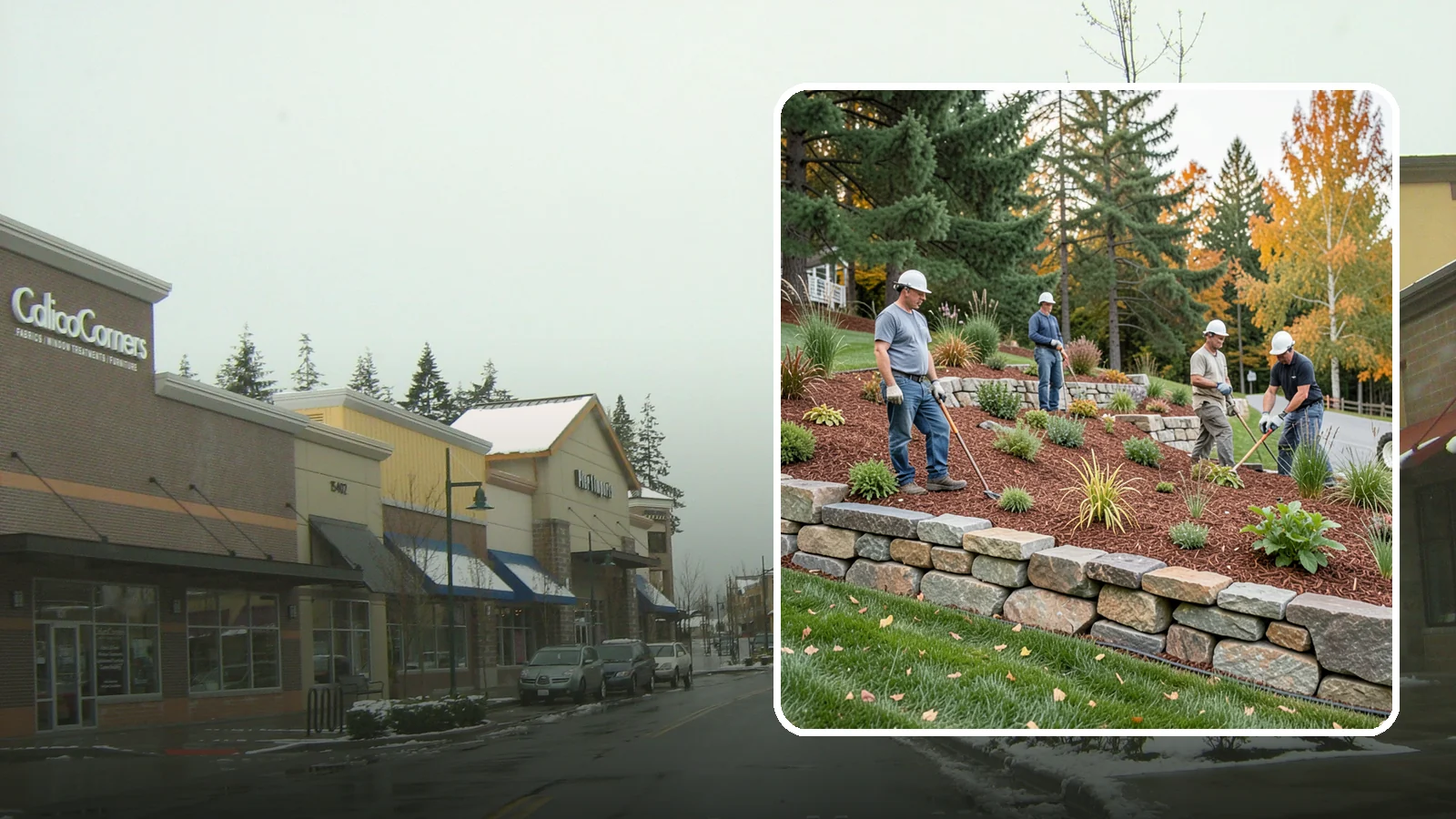 Rockery Wall Installation in Mill Creek, Snohomish County, WA - A regional PNW favorite of stacked quarry rock built as a free-draining rockery to stabilize and beautify Western Washington...