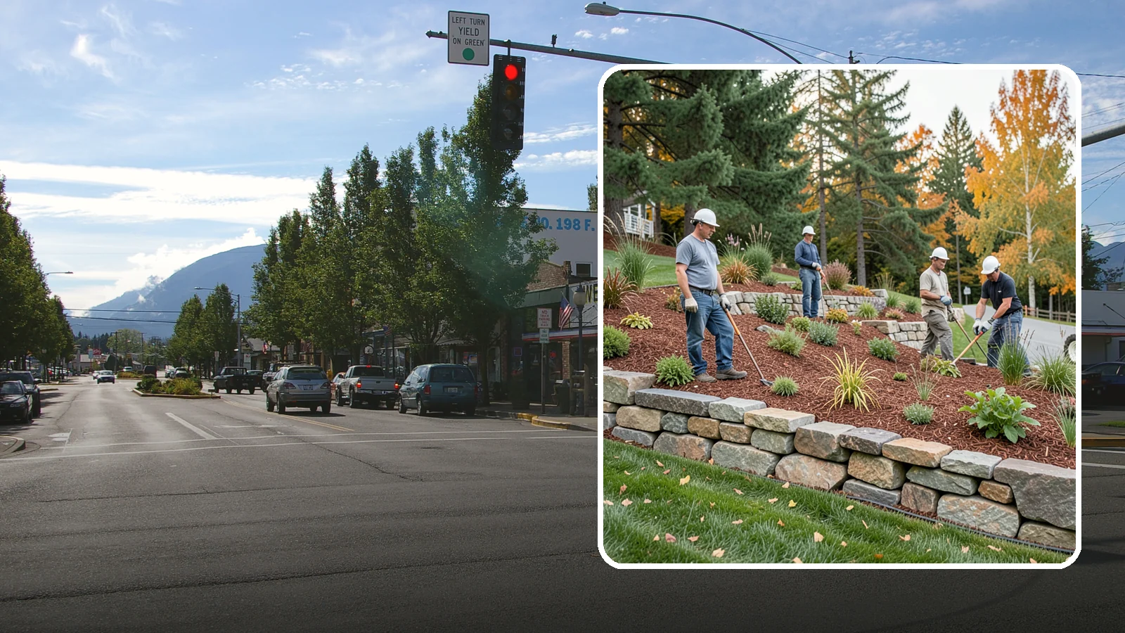 Rockery Wall Installation in North Bend, King County, WA - A regional PNW favorite of stacked quarry rock built as a free-draining rockery to stabilize and beautify Western Washington...