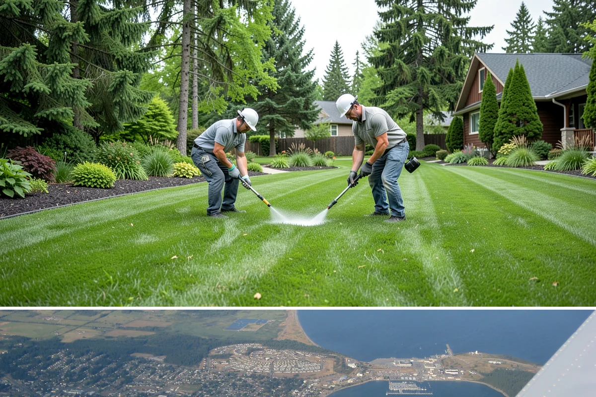 Rockery Wall Installation in Oak Harbor, Island County, WA - Best installed in the drier spring-through-fall window when equipment can work the slope without disturbing saturated PNW soils.