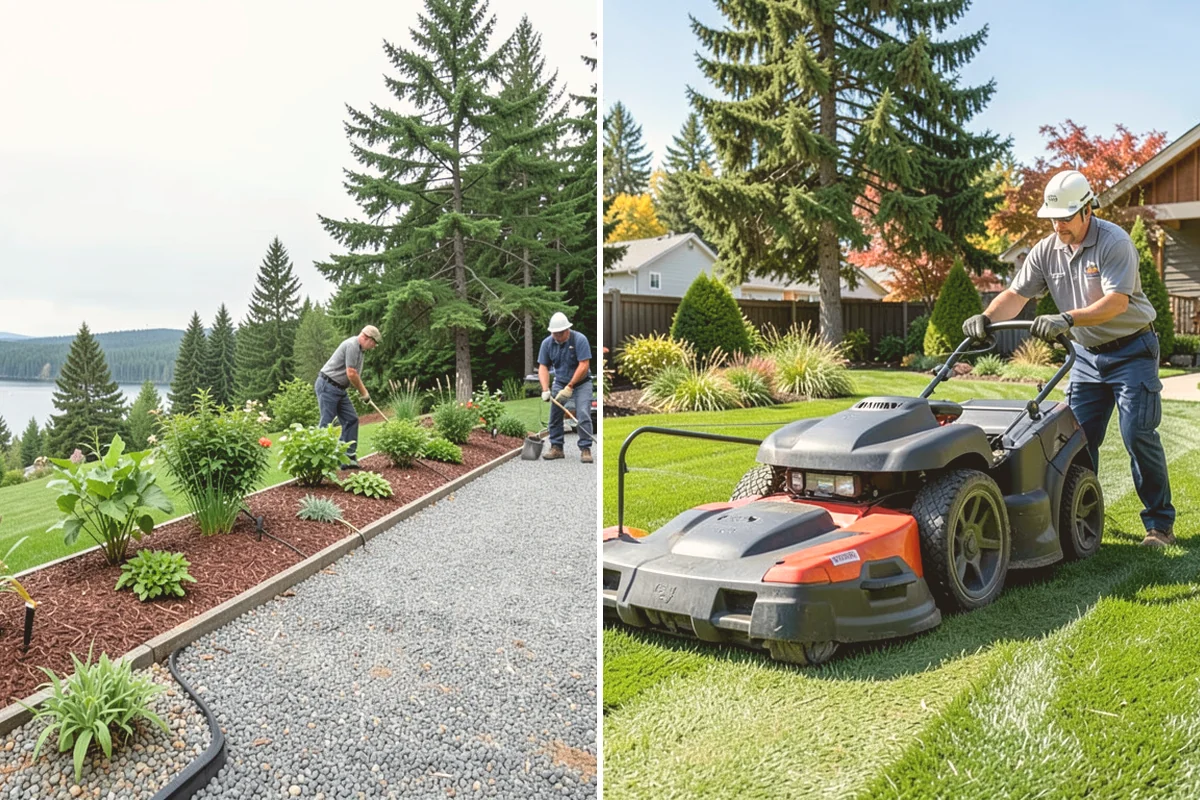 Rockery Wall Installation in Orting, Pierce County, WA - Excavate and bench the slope to grade