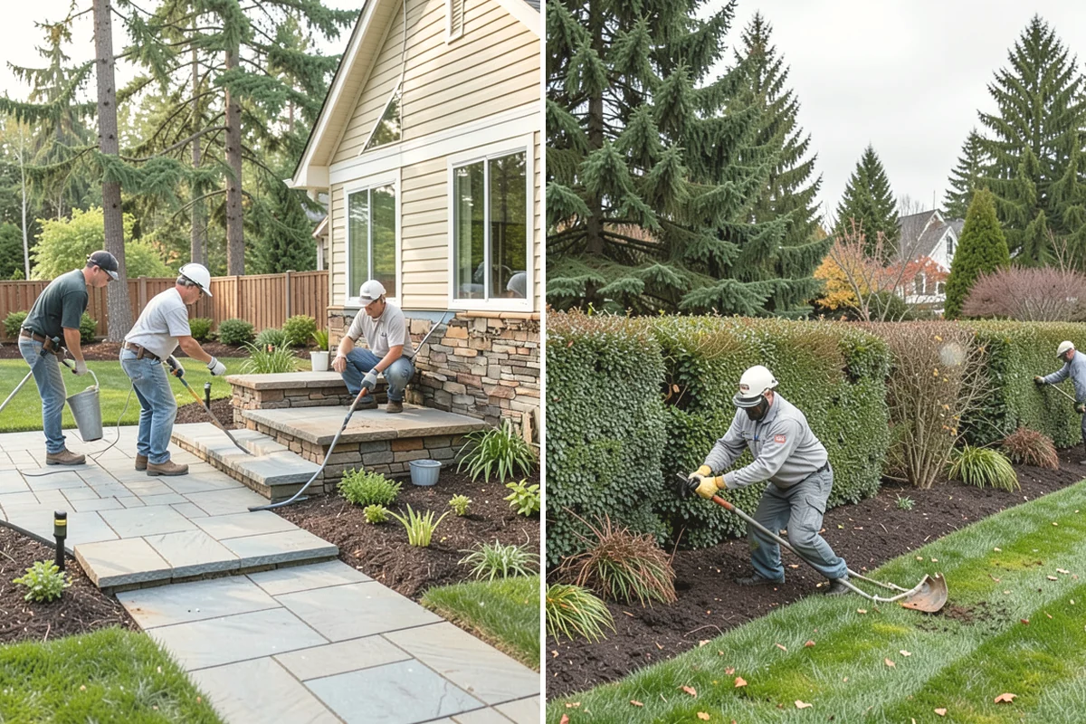 Rockery Wall Installation in Ruston, Pierce County, WA - Excavate and bench the slope to grade
