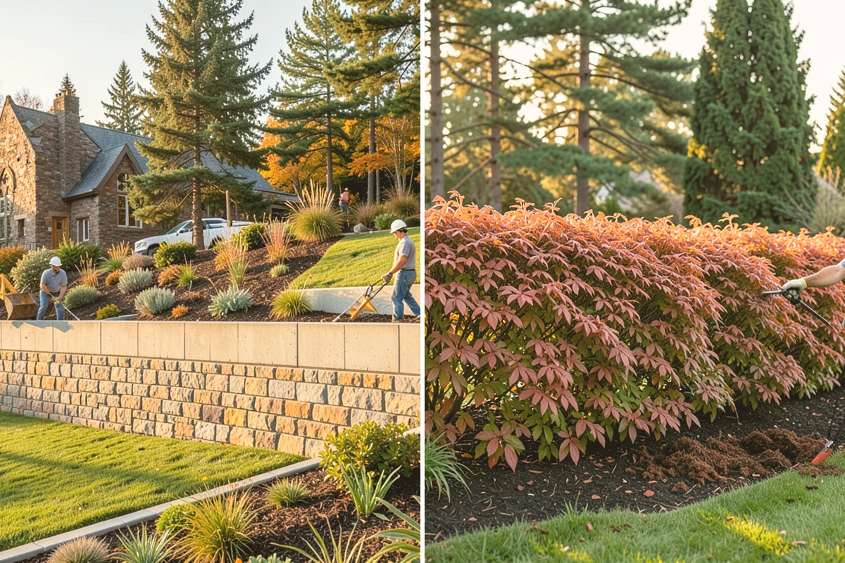 Rockery Wall Installation in Sammamish, King County, WA - Excavate and bench the slope to grade