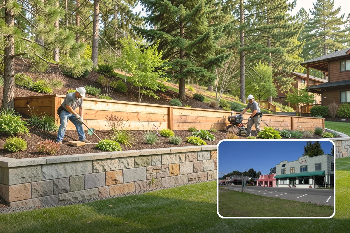 Rockery Wall Installation in Snoqualmie, King County, WA - Time-tested regional solution for PNW slopes