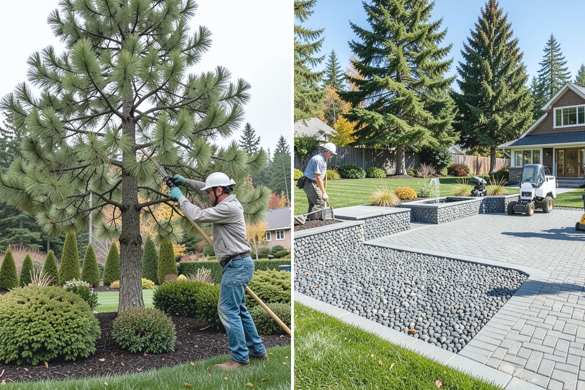 Rockery Wall Installation in South Prairie, Pierce County, WA - Excavate and bench the slope to grade
