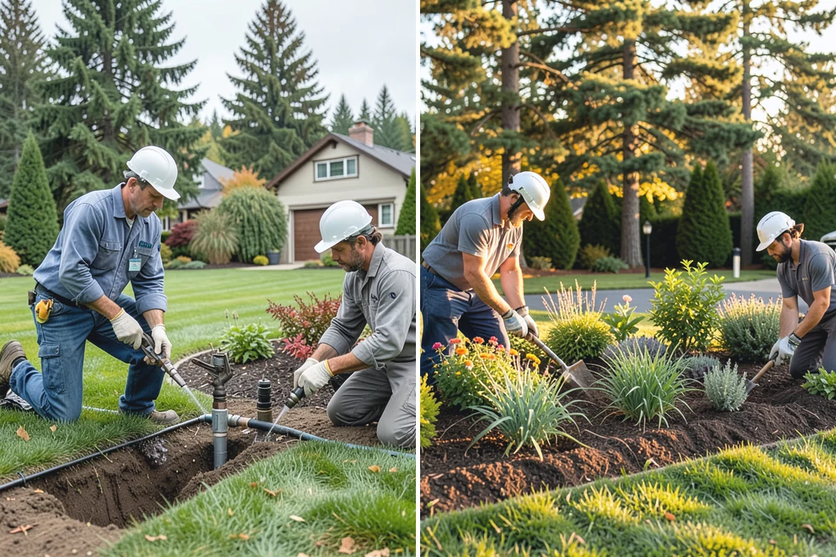 Rockery Wall Installation in Sumner, Pierce County, WA - Excavate and bench the slope to grade