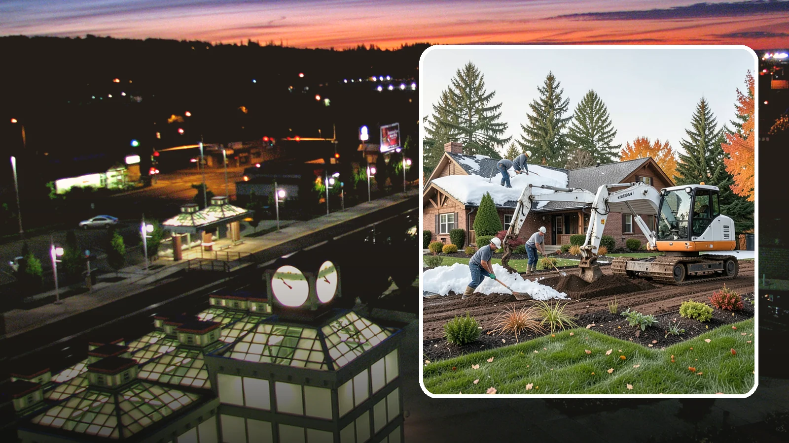 Roof Snow Removal in Auburn, King County, WA - We safely remove heavy, wet snow loads from roofs to protect Puget Sound structures from stress, leaks, and collapse.