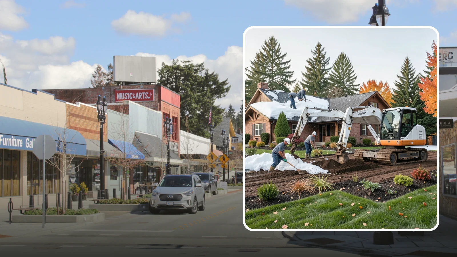 Roof Snow Removal in Bothell, King County, WA - We safely remove heavy, wet snow loads from roofs to protect Puget Sound structures from stress, leaks, and collapse.