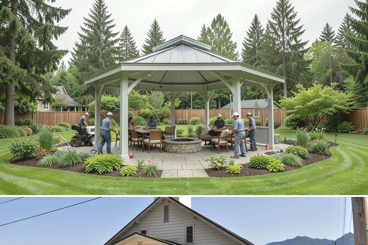 Roof Snow Removal in Concrete, Skagit County, WA - Schedule promptly during any extended lowland cold spell, since wet Puget Sound snow accumulates weight fast and rarely melts off...