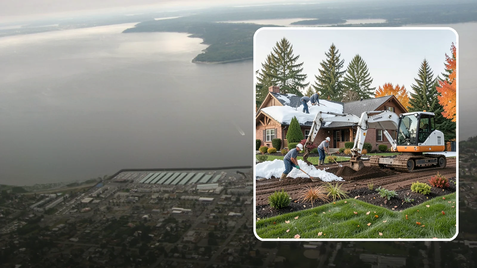 Roof Snow Removal in Des Moines, King County, WA - We safely remove heavy, wet snow loads from roofs to protect Puget Sound structures from stress, leaks, and collapse.