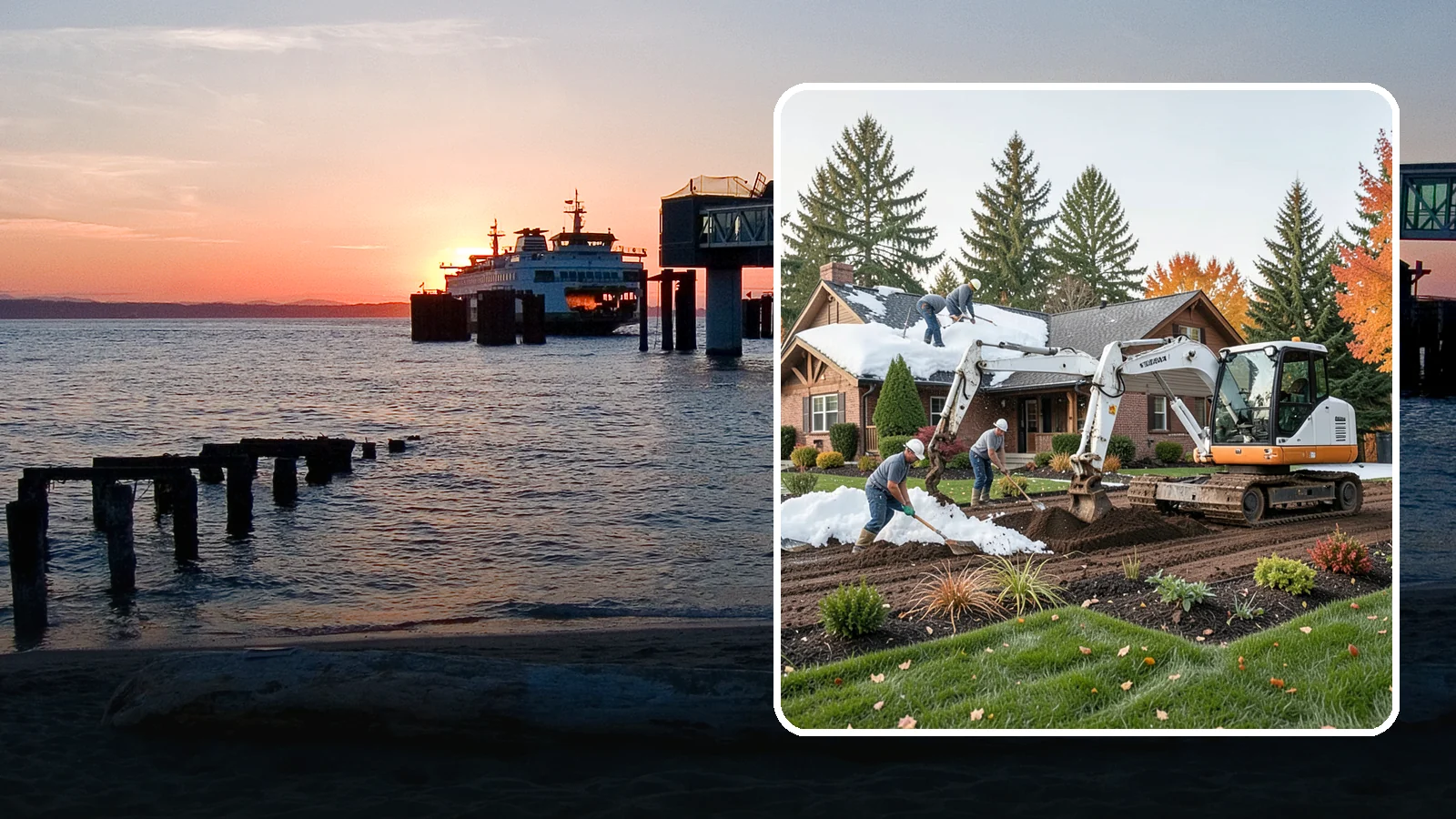 Roof Snow Removal in Edmonds, Snohomish County, WA - We safely remove heavy, wet snow loads from roofs to protect Puget Sound structures from stress, leaks, and collapse.