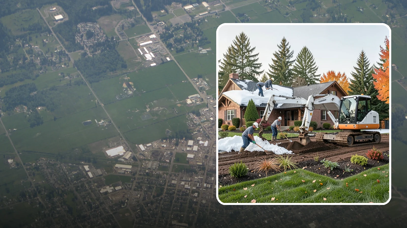 Roof Snow Removal in Enumclaw, King County, WA - We safely remove heavy, wet snow loads from roofs to protect Puget Sound structures from stress, leaks, and collapse.