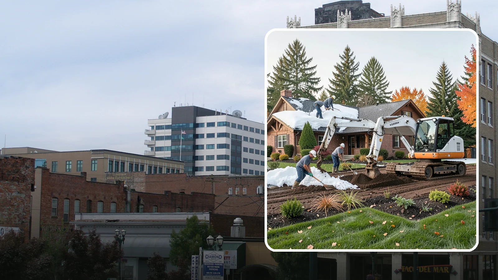 Roof Snow Removal in Everett, Snohomish County, WA - We safely remove heavy, wet snow loads from roofs to protect Puget Sound structures from stress, leaks, and collapse.