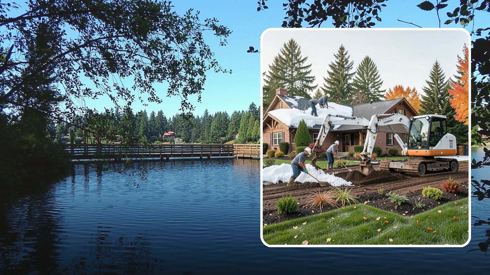 Roof Snow Removal in Federal Way, King County, WA - We safely remove heavy, wet snow loads from roofs to protect Puget Sound structures from stress, leaks, and collapse.