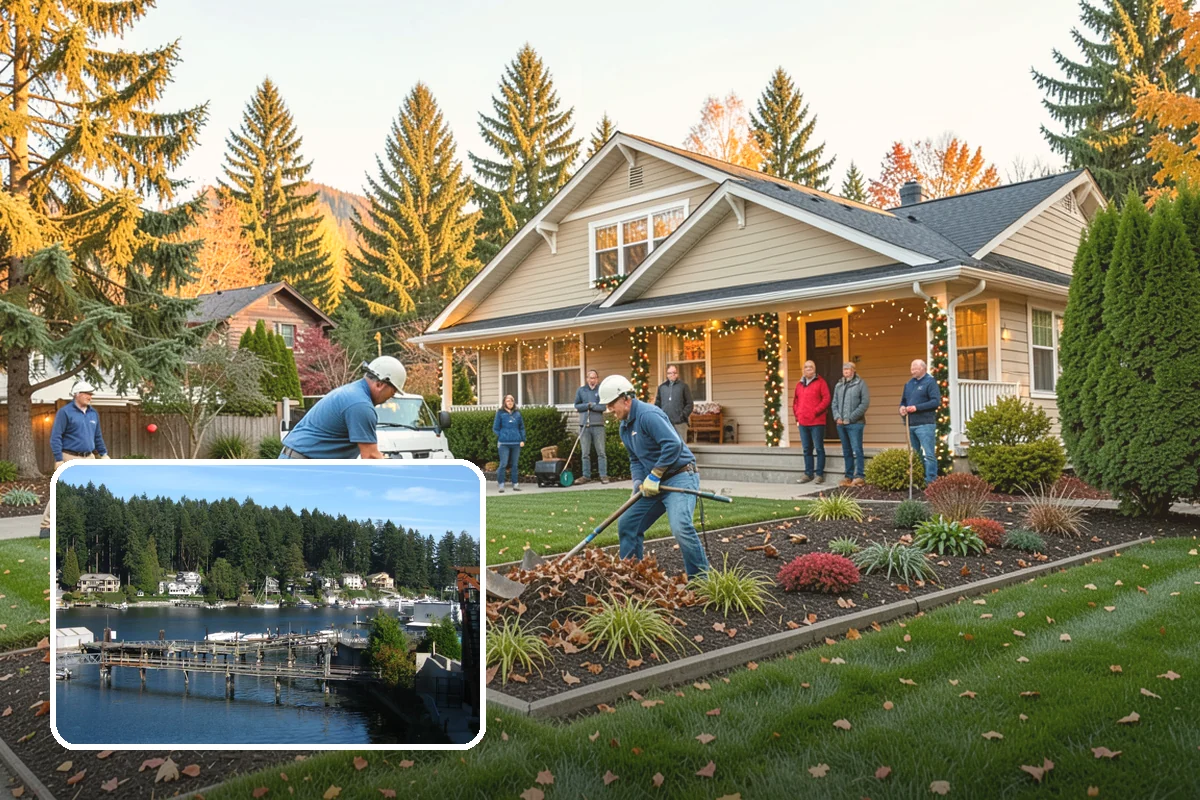 Roof Snow Removal in Gig Harbor, Pierce County, WA - Relieves dangerous structural loads from wet, heavy snow