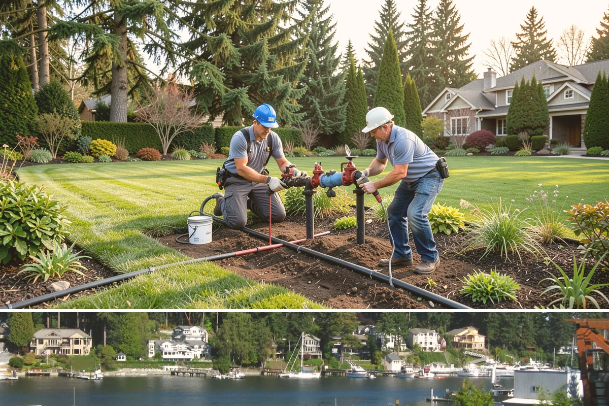Roof Snow Removal in Gig Harbor, Pierce County, WA - Schedule promptly during any extended lowland cold spell, since wet Puget Sound snow accumulates weight fast and rarely melts off...