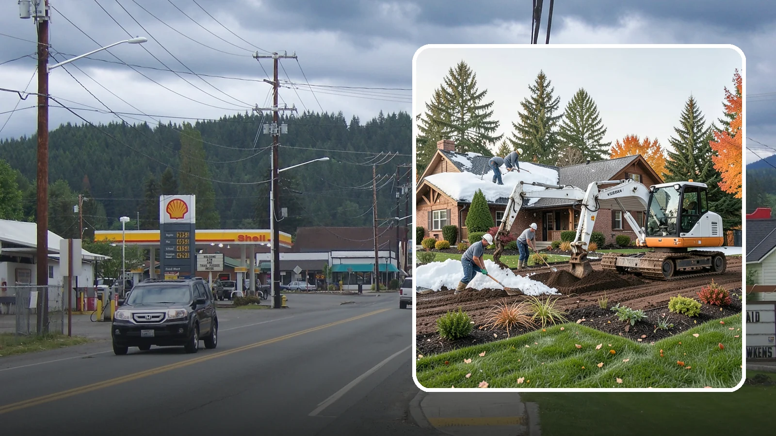 Roof Snow Removal in Granite Falls, Snohomish County, WA - We safely remove heavy, wet snow loads from roofs to protect Puget Sound structures from stress, leaks, and collapse.