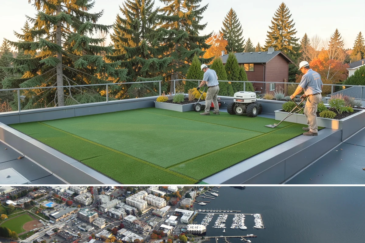 Roof Snow Removal in Kirkland, King County, WA - Schedule promptly during any extended lowland cold spell, since wet Puget Sound snow accumulates weight fast and rarely melts off...