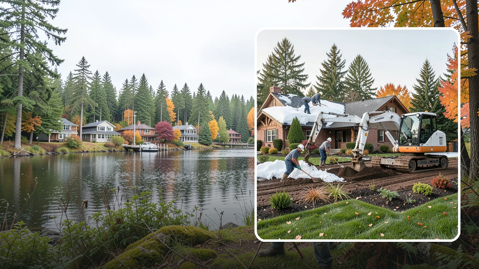 Roof Snow Removal in La Conner, Skagit County, WA - We safely remove heavy, wet snow loads from roofs to protect Puget Sound structures from stress, leaks, and collapse.