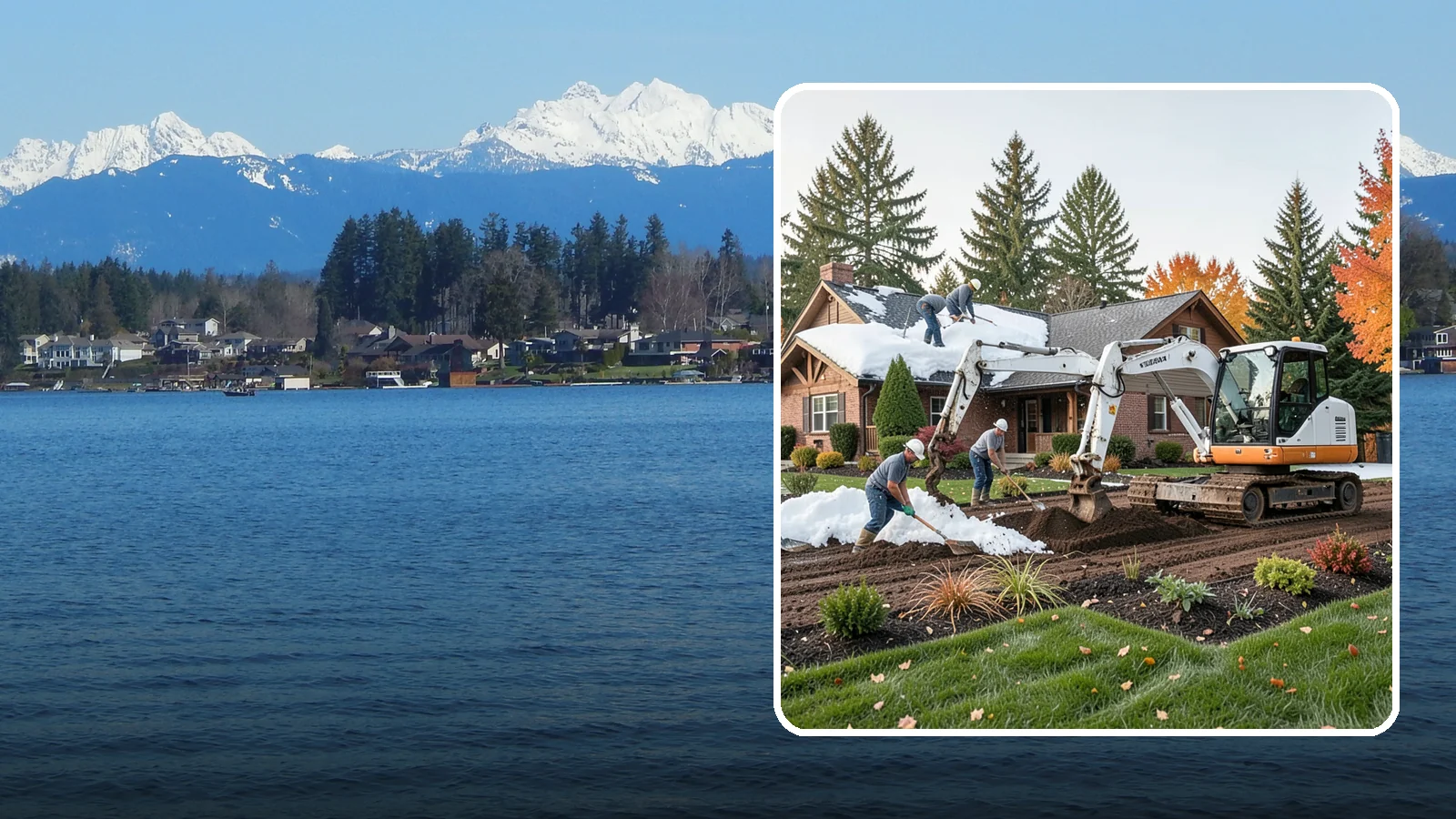 Roof Snow Removal in Lake Stevens, Snohomish County, WA - We safely remove heavy, wet snow loads from roofs to protect Puget Sound structures from stress, leaks, and collapse.