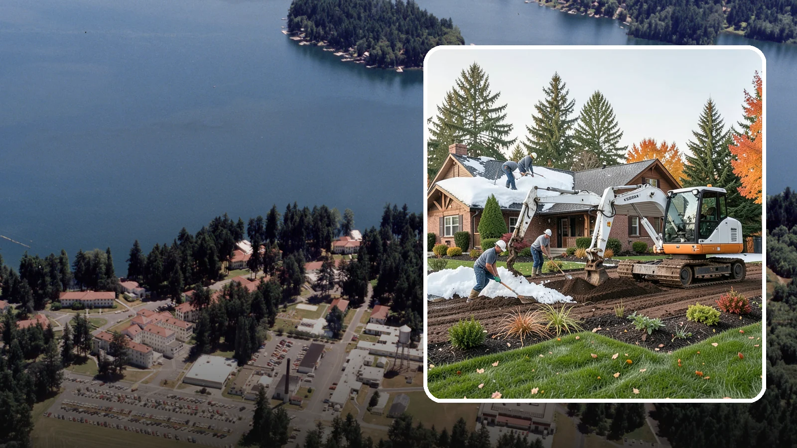 Roof Snow Removal in Lakewood, Pierce County, WA - We safely remove heavy, wet snow loads from roofs to protect Puget Sound structures from stress, leaks, and collapse.