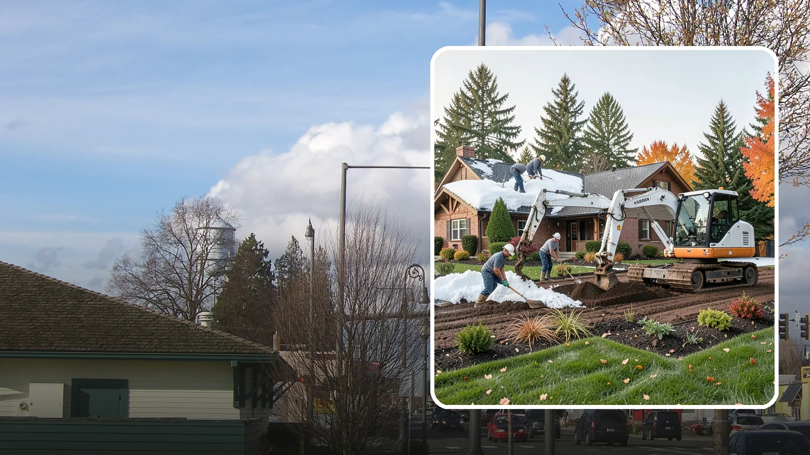 Roof Snow Removal in Marysville, Snohomish County, WA - We safely remove heavy, wet snow loads from roofs to protect Puget Sound structures from stress, leaks, and collapse.