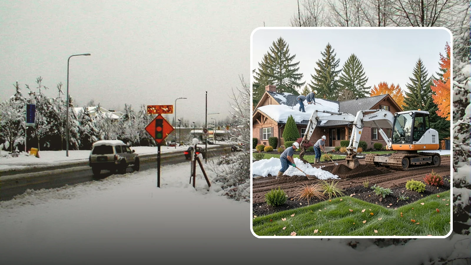 Roof Snow Removal in Newcastle, King County, WA - We safely remove heavy, wet snow loads from roofs to protect Puget Sound structures from stress, leaks, and collapse.