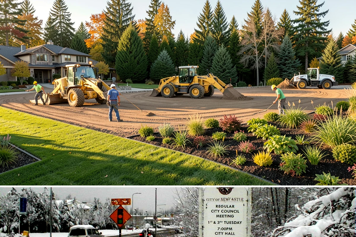 Roof Snow Removal in Newcastle, King County, WA - Schedule promptly during any extended lowland cold spell, since wet Puget Sound snow accumulates weight fast and rarely melts off...
