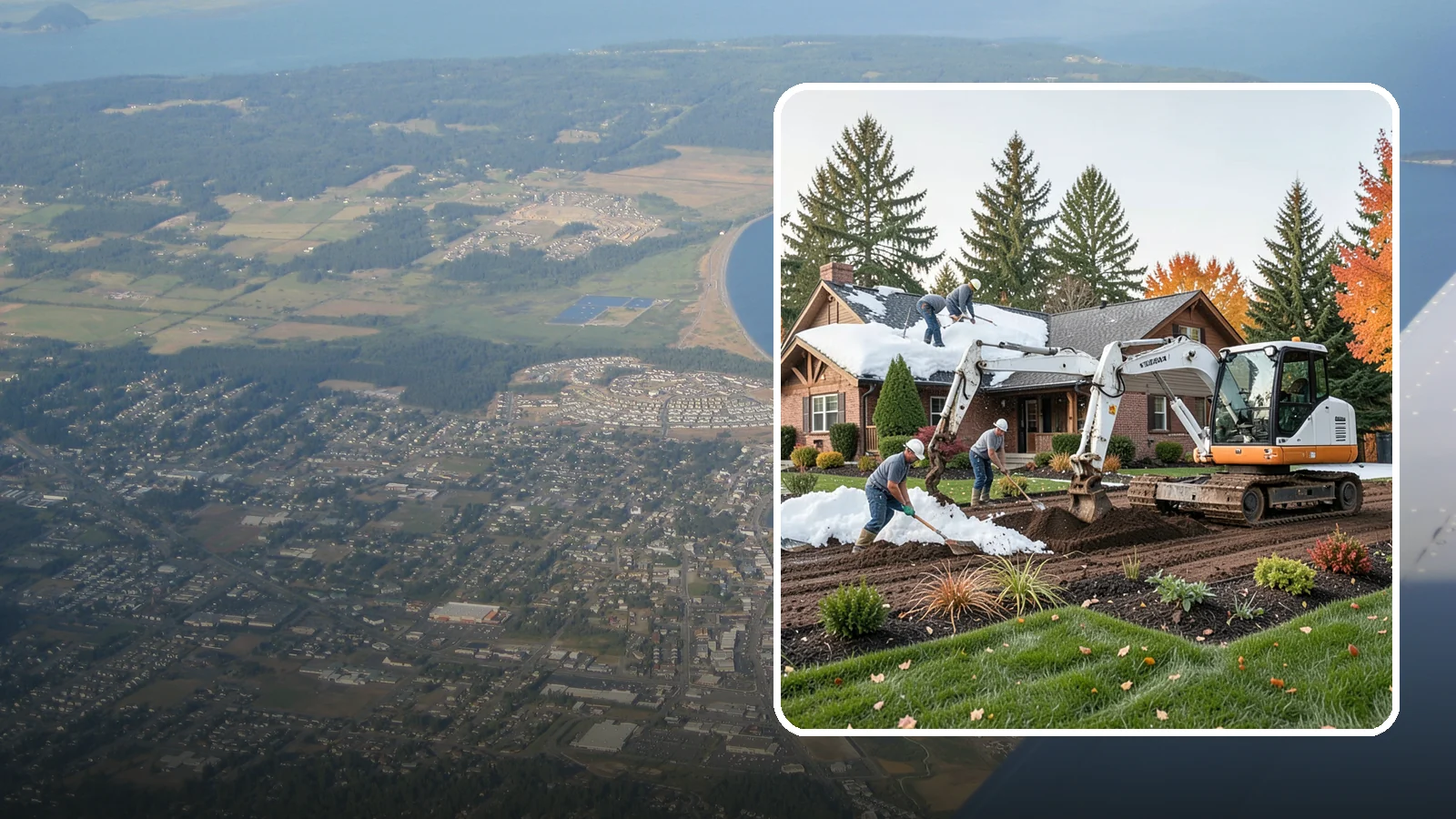 Roof Snow Removal in Oak Harbor, Island County, WA - We safely remove heavy, wet snow loads from roofs to protect Puget Sound structures from stress, leaks, and collapse.