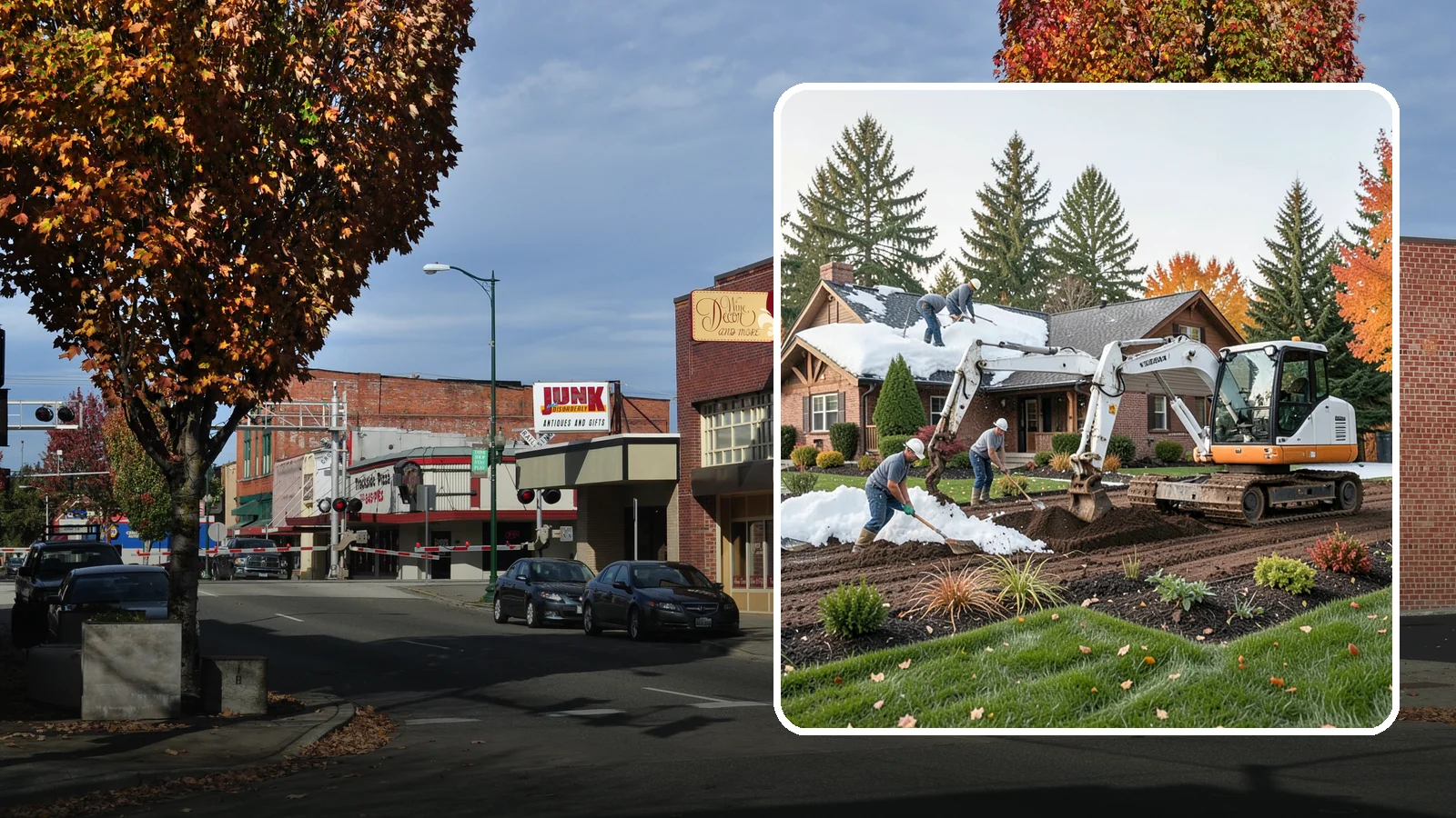 Roof Snow Removal in Puyallup, Pierce County, WA - We safely remove heavy, wet snow loads from roofs to protect Puget Sound structures from stress, leaks, and collapse.