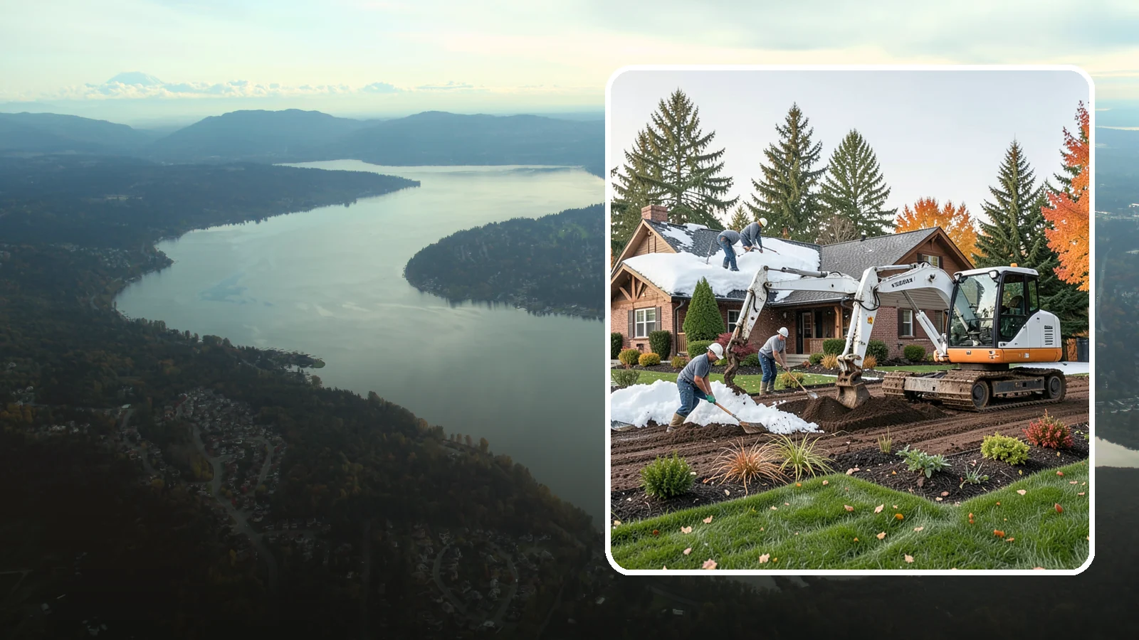 Roof Snow Removal in Sammamish, King County, WA - We safely remove heavy, wet snow loads from roofs to protect Puget Sound structures from stress, leaks, and collapse.