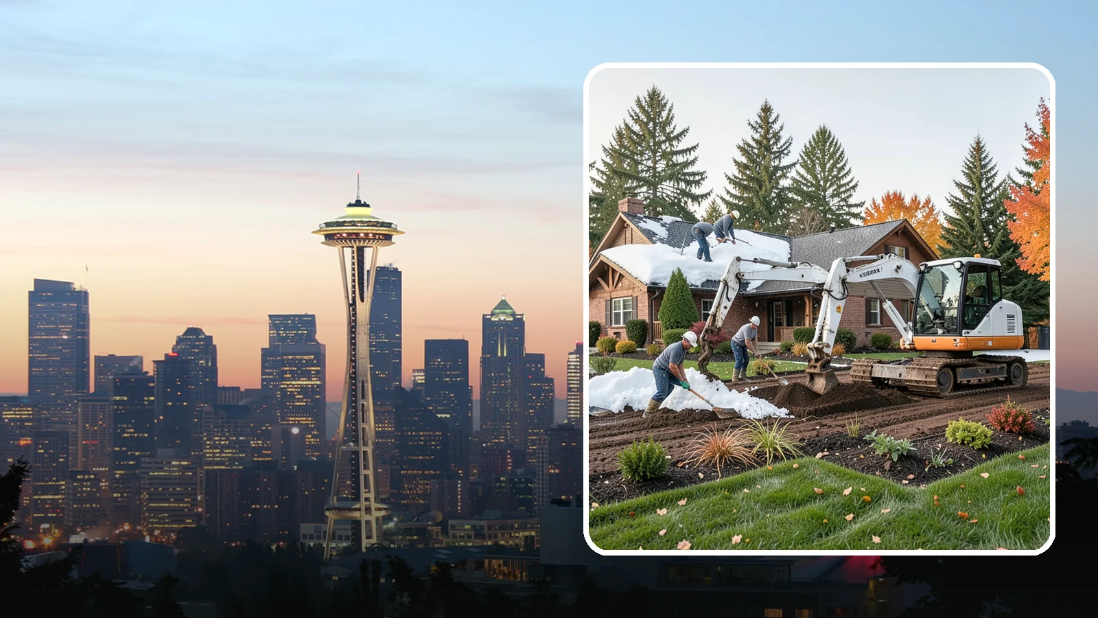 Roof Snow Removal in Seattle, King County, WA - We safely remove heavy, wet snow loads from roofs to protect Puget Sound structures from stress, leaks, and collapse.