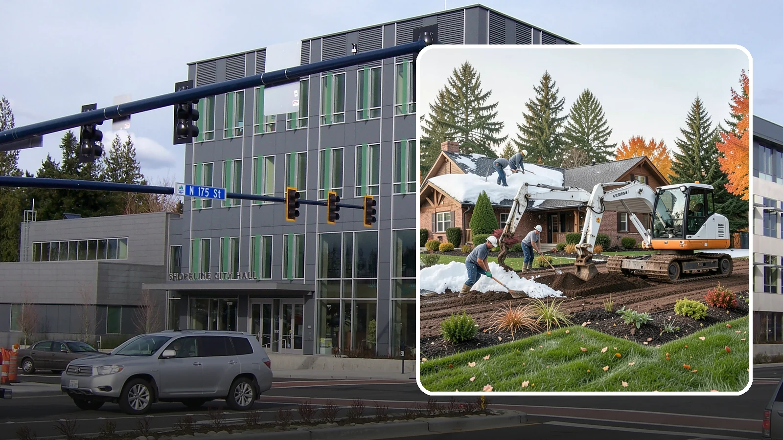 Roof Snow Removal in Shoreline, King County, WA - We safely remove heavy, wet snow loads from roofs to protect Puget Sound structures from stress, leaks, and collapse.