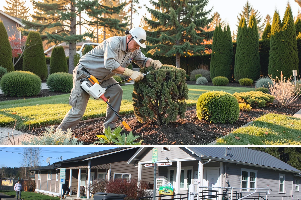Roof Snow Removal in South Prairie, Pierce County, WA - Schedule promptly during any extended lowland cold spell, since wet Puget Sound snow accumulates weight fast and rarely melts off...