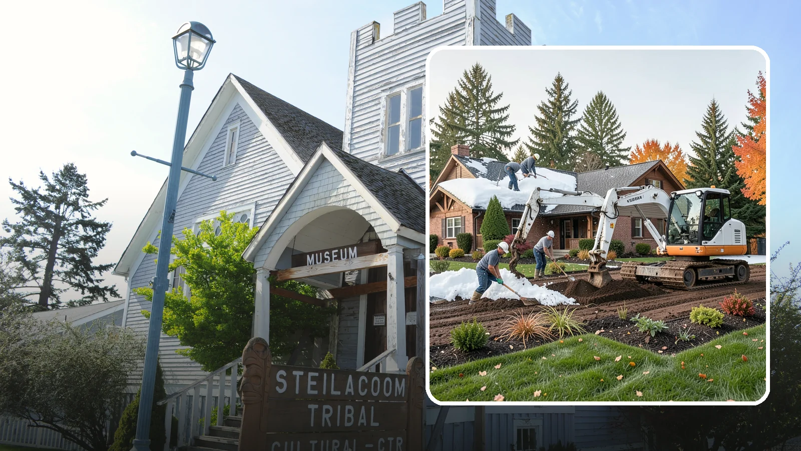 Roof Snow Removal in Steilacoom, Pierce County, WA - We safely remove heavy, wet snow loads from roofs to protect Puget Sound structures from stress, leaks, and collapse.