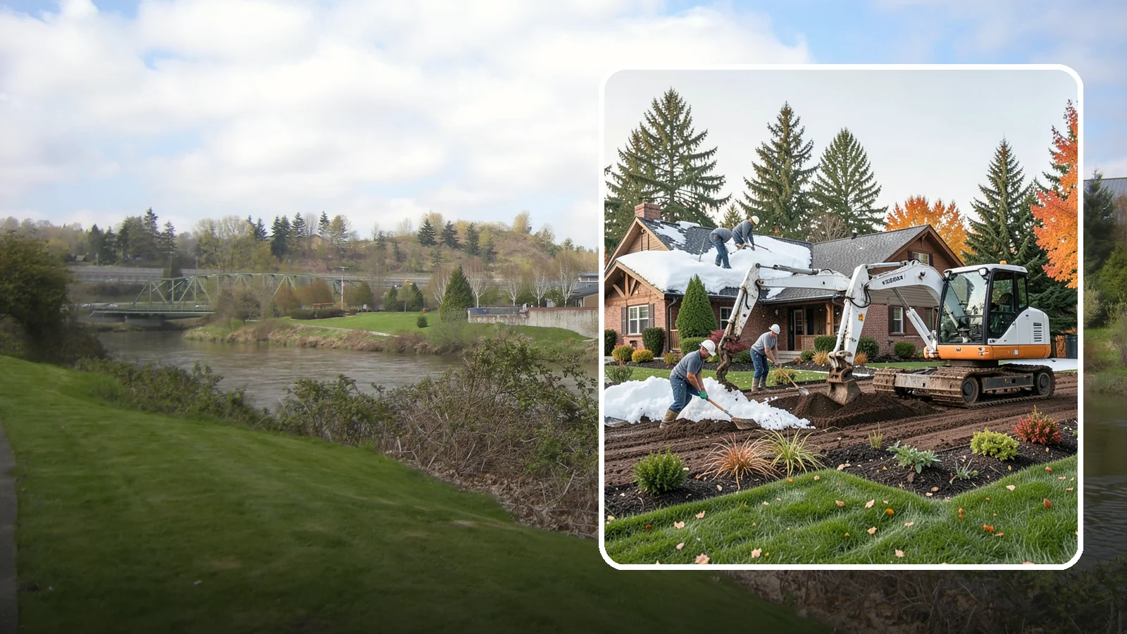 Roof Snow Removal in Tukwila, King County, WA - We safely remove heavy, wet snow loads from roofs to protect Puget Sound structures from stress, leaks, and collapse.