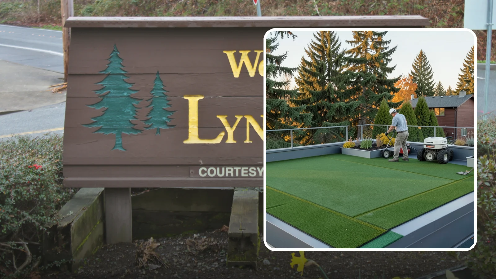 Rooftop & Balcony Turf Installation in Lynnwood, Snohomish County, WA - Lightweight turf for rooftops, balconies, and decks that adds green space to hard surfaces with fast drainage.