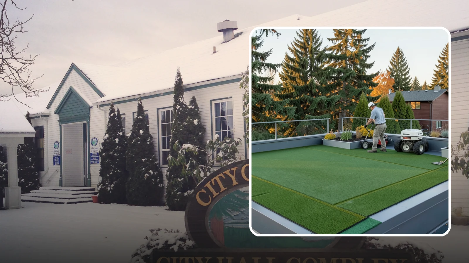 Rooftop & Balcony Turf Installation in Pacific, King County, WA - Lightweight turf for rooftops, balconies, and decks that adds green space to hard surfaces with fast drainage.