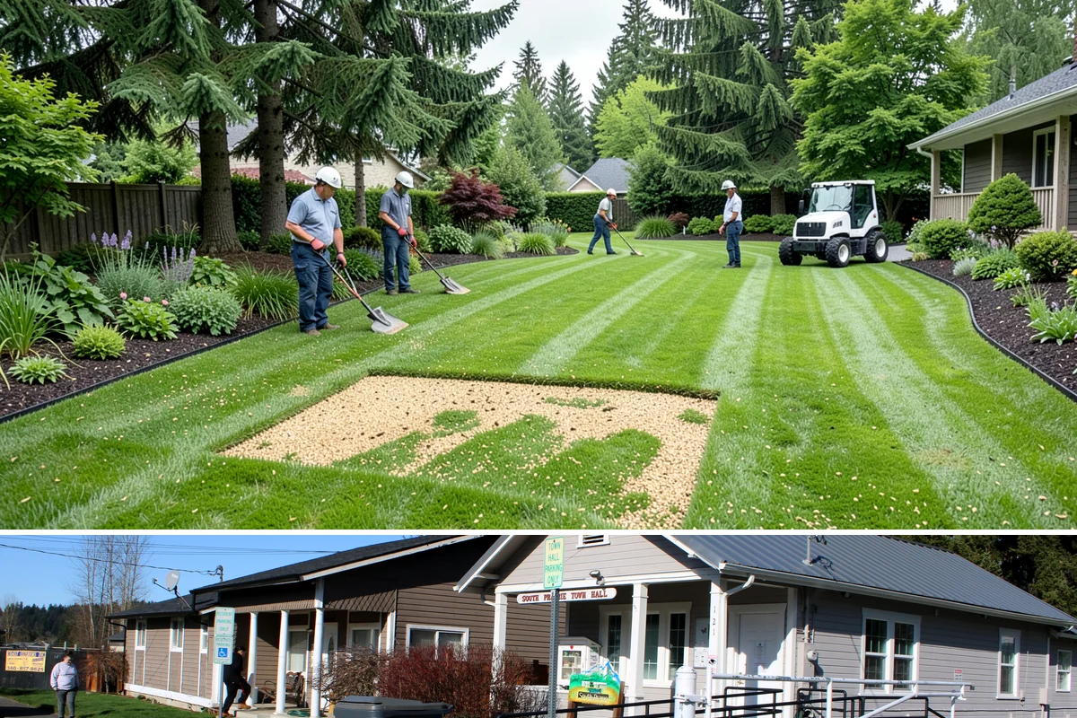 Rooftop & Balcony Turf Installation in South Prairie, Pierce County, WA - Can be installed year-round.