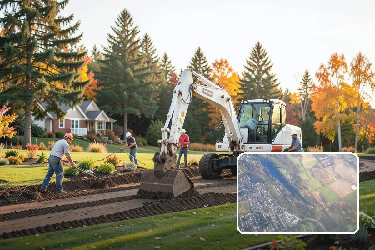 Root Flare Excavation in Algona, King County, WA - Uncovers a buried, suffocating root flare