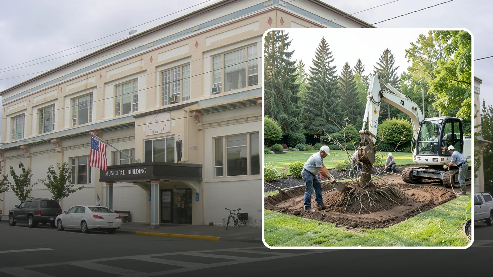 Root Flare Excavation in Anacortes, Skagit County, WA - Root flare excavation that uncovers a buried trunk base to stop rot and girdling before they kill the tree.