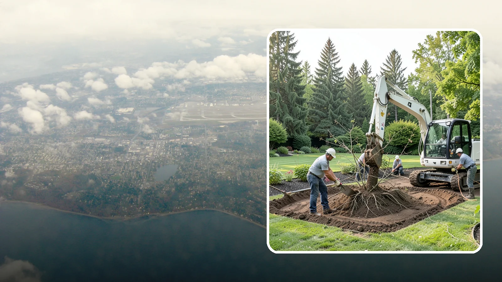 Root Flare Excavation in Burien, King County, WA - Root flare excavation that uncovers a buried trunk base to stop rot and girdling before they kill the tree.