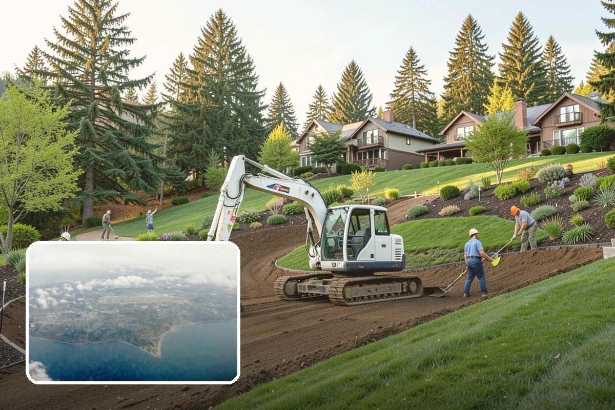 Root Flare Excavation in Burien, King County, WA - Uncovers a buried, suffocating root flare