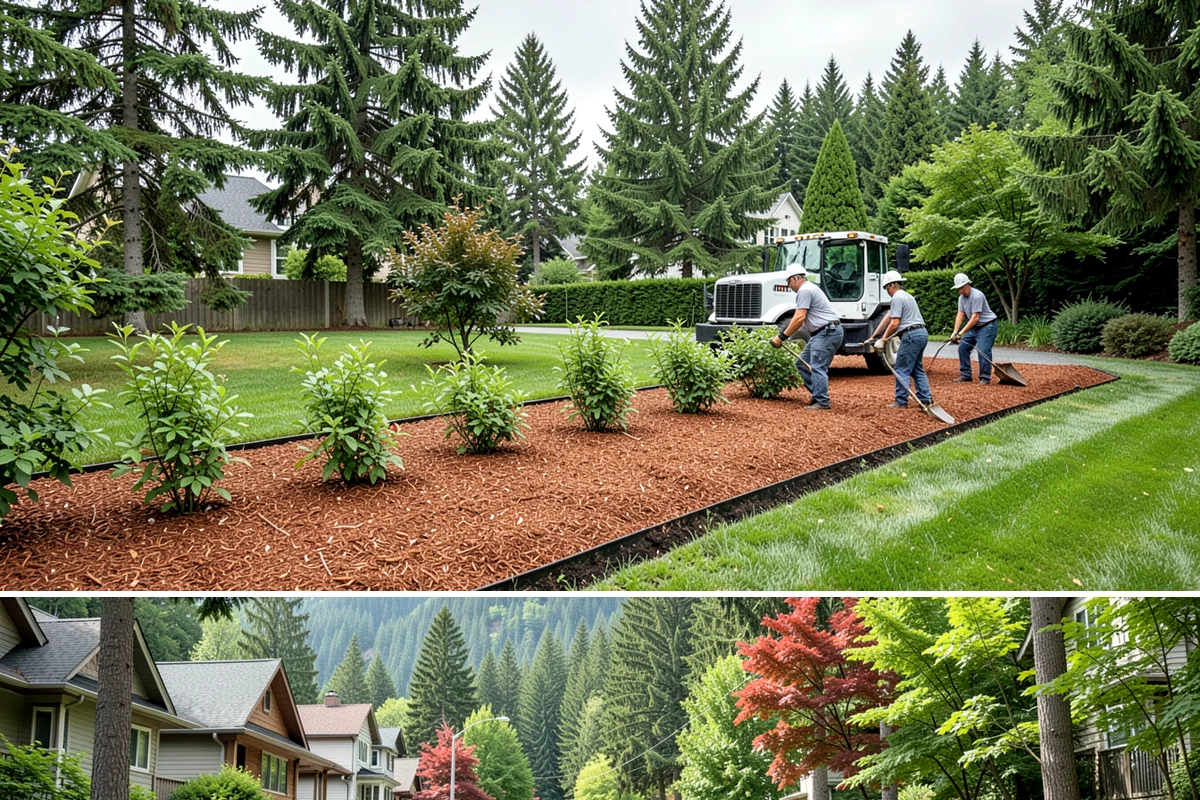 Root Flare Excavation in Darrington, Snohomish County, WA - Ideally done in the cool, moist months from fall through spring when PNW trees handle root work with least stress.