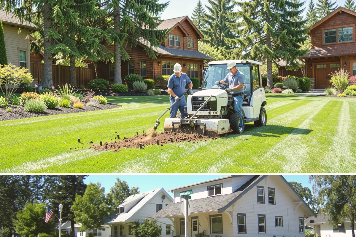 Root Flare Excavation in DuPont, Pierce County, WA - Ideally done in the cool, moist months from fall through spring when PNW trees handle root work with least stress.