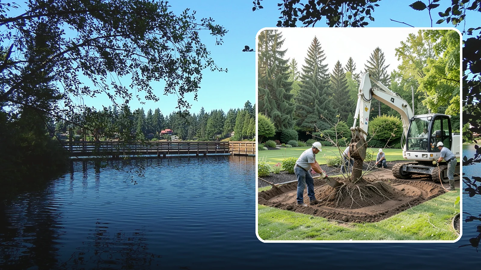 Root Flare Excavation in Federal Way, King County, WA - Root flare excavation that uncovers a buried trunk base to stop rot and girdling before they kill the tree.