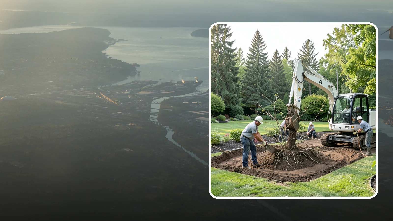 Root Flare Excavation in Fife, Pierce County, WA - Root flare excavation that uncovers a buried trunk base to stop rot and girdling before they kill the tree.