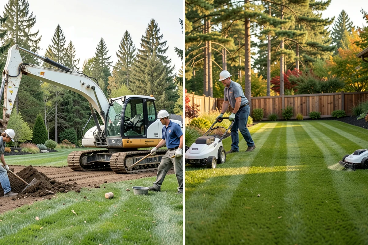 Root Flare Excavation in Fircrest, Pierce County, WA - Locate the true root flare and depth of burial