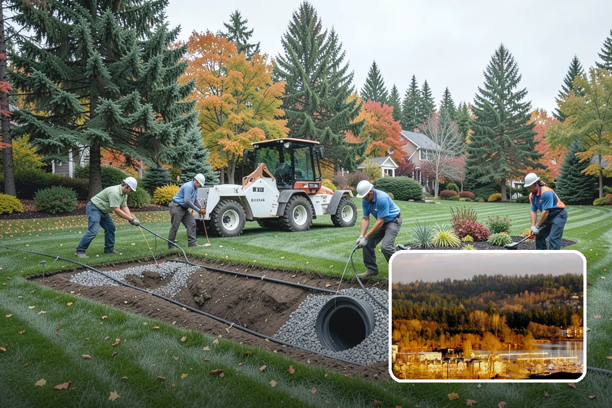 Root Flare Excavation in Kenmore, King County, WA - Uncovers a buried, suffocating root flare